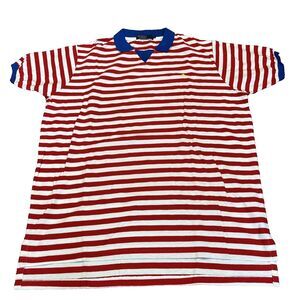 Polo Ralph Lauren Shirt XL Red Men Striped Classic Fit Button Up LN